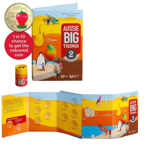 2025 $1 Aussie Big Things 2 Ten Coin Folder & Tube Set