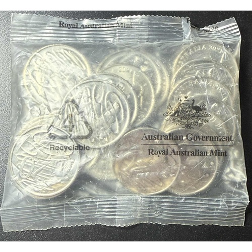 2021 20c Jody Clarke Effigy Royal Australian Mint Logo Bag