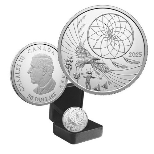 2025 $20 Legend of the Dreamcatcher 1 Oz Fine Silver Coin 