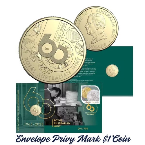 2025 60th Anniversary of The Royal Australian Mint Limited Edition PNC