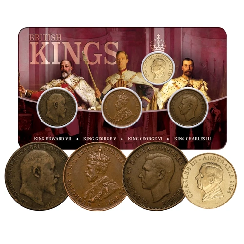 British Kings - Kings of Federation 4 Coin Set  