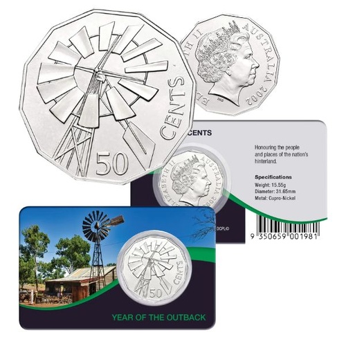 2002 50c Year Of The Outback Coin Pack
