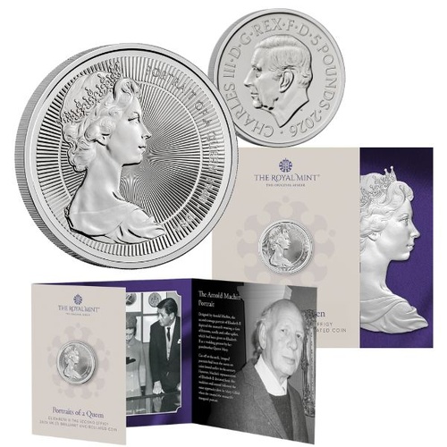 2026 £5 Arnold Machin - The Second Effigy Of Queen Elizabeth II Brilliant Uncirculated Coin