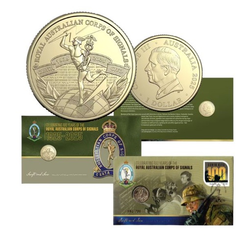 2025 $1 Centenary of Royal Australian Corp of Signals Limited Edition PNC