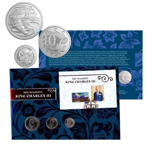 2025 2025 His Majesty King Charles III Limited Edition Three Coin PNC