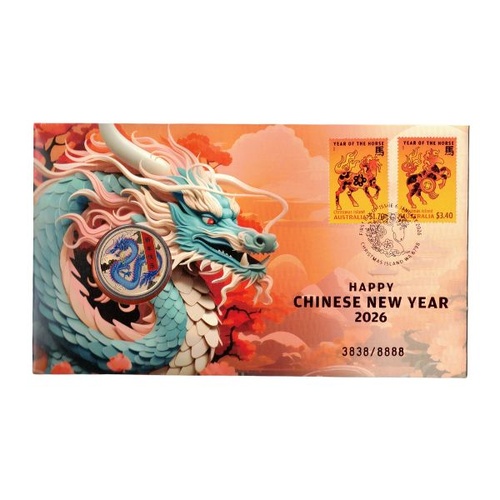 2026 Happy Chinese New Year of the Dragon PNC