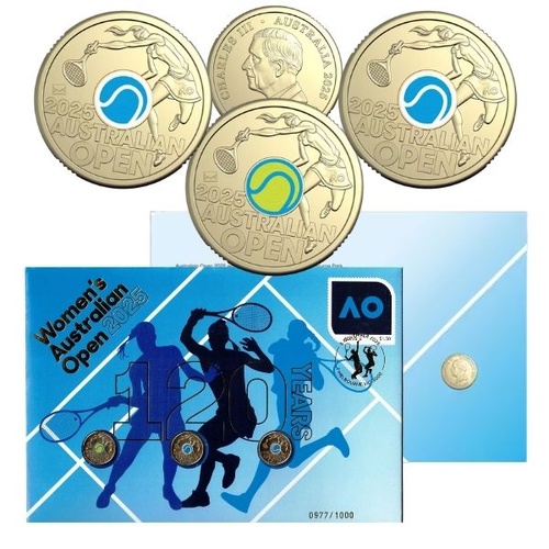 2025 Australian Open Womens Three Coin Limited Edition PNC