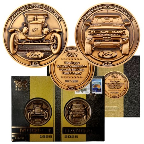 2025 Ford First and Last Car Limited Edition Two Medallion Cover