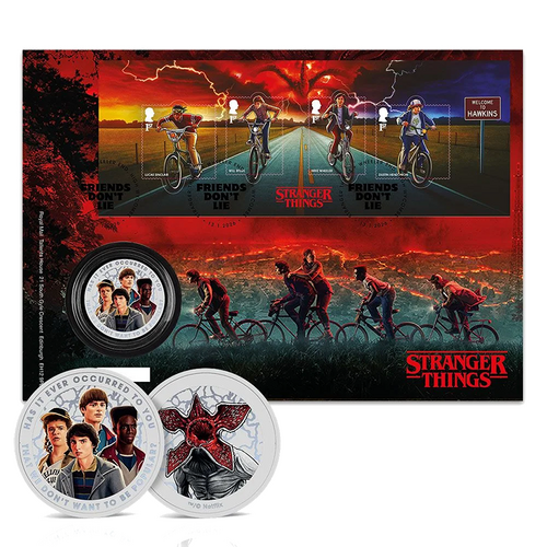 2026 Stranger Things Medallion Cover with Mini Sheet