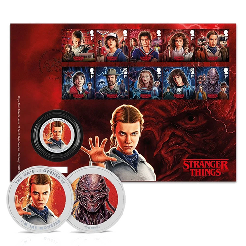 2026 Stranger Things Medallion Cover with Mini Sheet Style 2