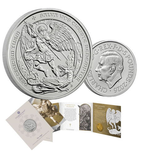 2026 £5 The Angel Brilliant Uncirculated Coin