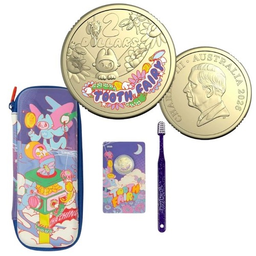 2026 $2 Tooth Fairy Coloured Coin Kit