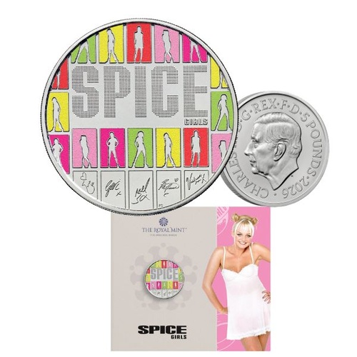 2026 £5 Baby Spice - The Spice Girls Coloured Brilliant Uncirculated Coin