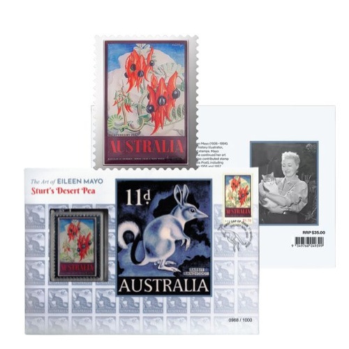 2026 Sturt's Desert Pea - The Art of Eileen Mayo PMC