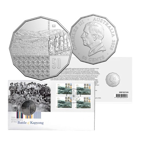 2026 50c Battle of Kapyong 75th Anniversary PNC