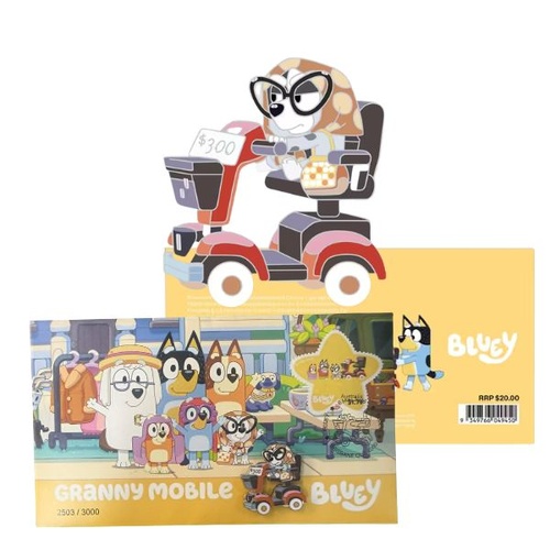 2026 $2 Granny Mobile - Bluey Stamp and Pin Cover