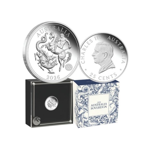 2026 Australia Sovereign 1/4 Oz Silver Proof Coin