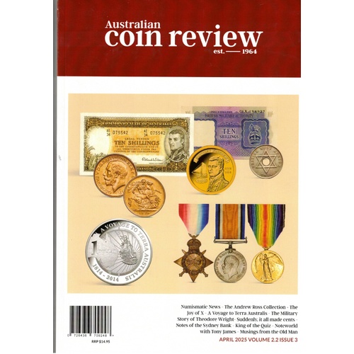 2025 April Cover - Australian Coin Review Magazine