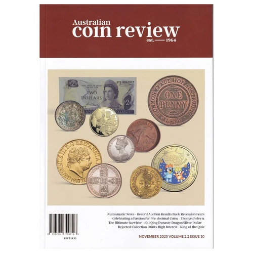 2025 November Cover - Australian Coin Review Magazine