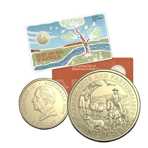 2026 $1 Heart & Soul - Rangelands & Pastoralists Uncirculated Coin
