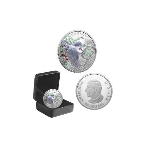 2026 $20 Canada Jays - Colourful Birds Fine Silver Coin