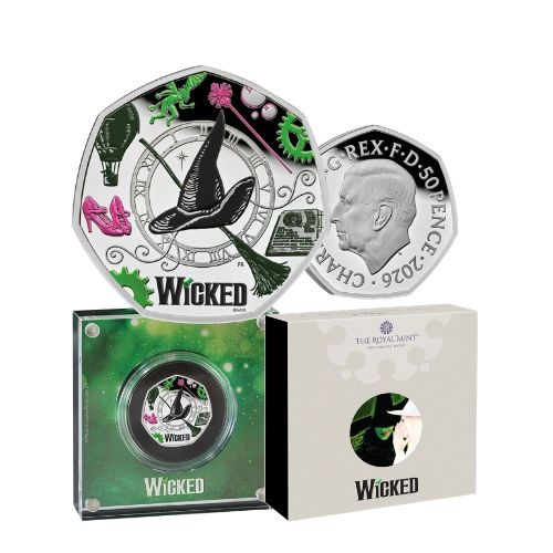 2026 50p Wicked Silver Proof Coin