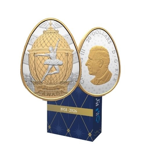 2026 $20 National Ballet of Canada 75th Anniversary 31.82g Fine Silver Coin
