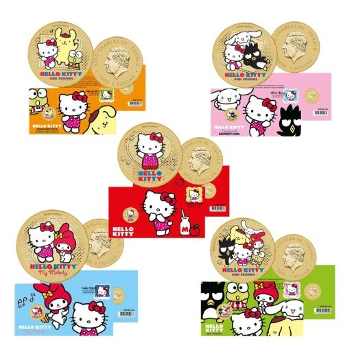 Complete Hello Kitty & Friends 5 x PNC Set