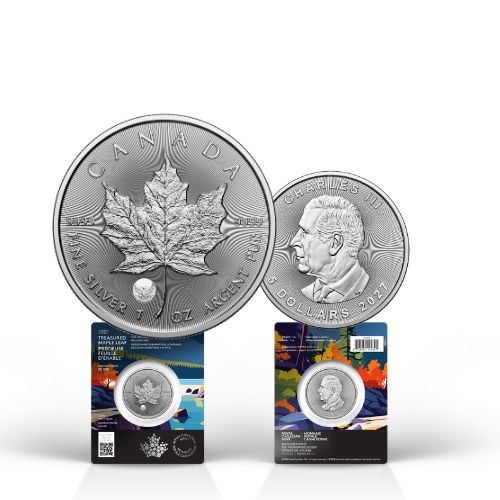 2026 $5 Treasure Silver maple Leaf Four-Leaf Clover Privy Mark 1 Oz Premium Bullion