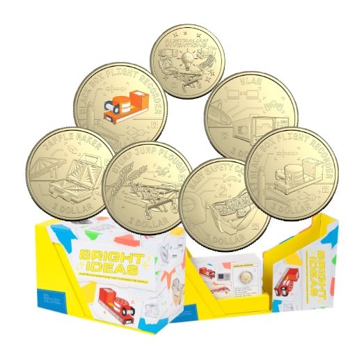 2026 $1 and $2 Bright Ideas Privy Mark Seven-Coin Uncirculated  Collection 