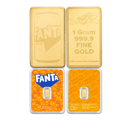 2026 Fanta 1g Gold Minted Bar 