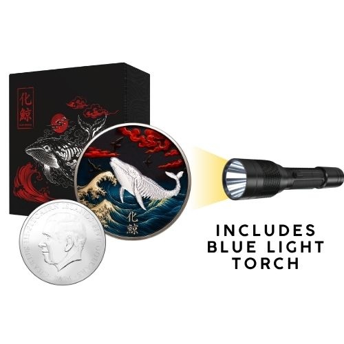  2026 $5 Bake-Kujira – The Japanese Ghost Whale 1oz Silver Proof 