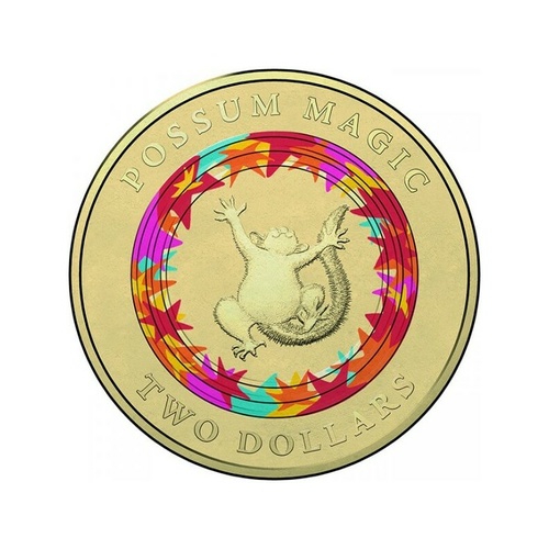 2017 $2 Happy Hush, Red Possum Magic Uncirculated Coin