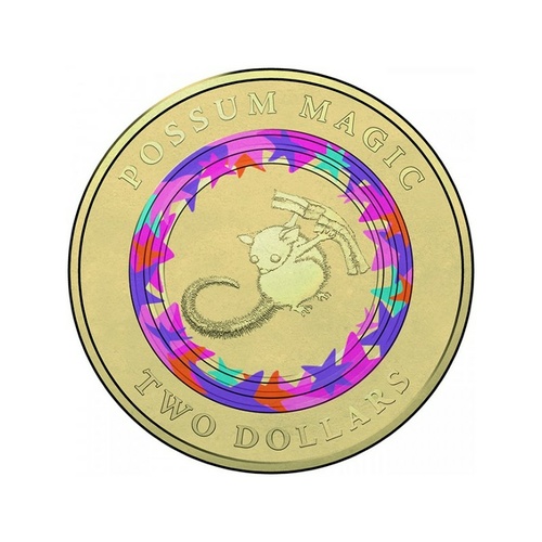 2017 $2 Vegemite Hush, Pink Possum Magic Uncirculated Coin
