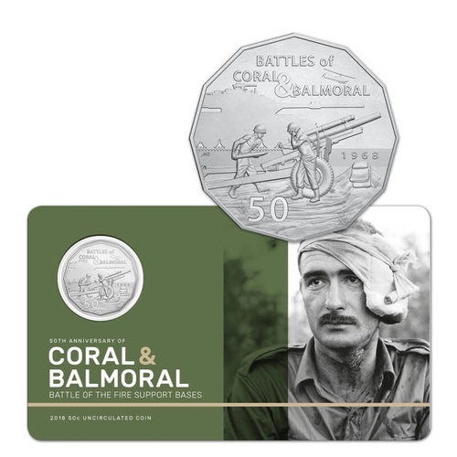 2018 50c Coral & Balmoral Uncirulated Coin