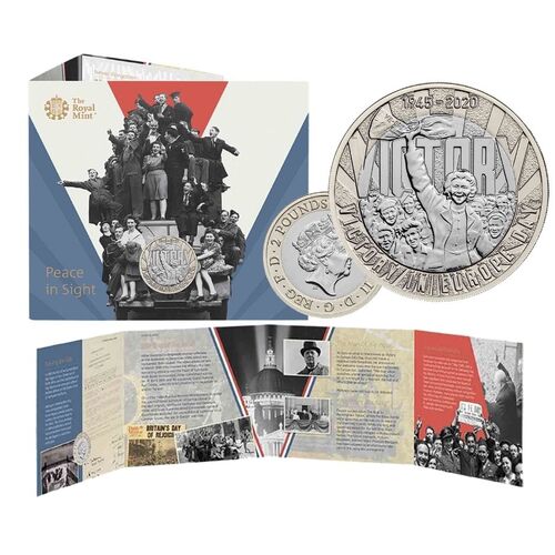 2020 £2 Victory Day in Europe (VE DAY) Peace In Sight Brilliant Uncirculated Coin