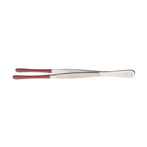 Coin Tweezers 120mm with Non Slip Coating on tips