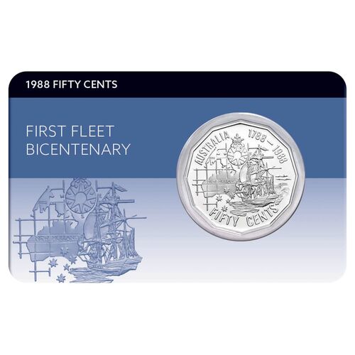 1988 50c First Fleet Bicentenary Coin Pack
