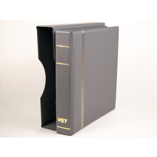 VST Windsor 3 Ring Binder incl. Slipcase [Colour: Charcoal Grey]