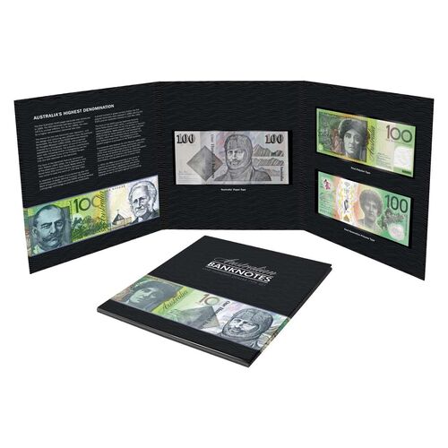 Australia $100 Banknote Type Set