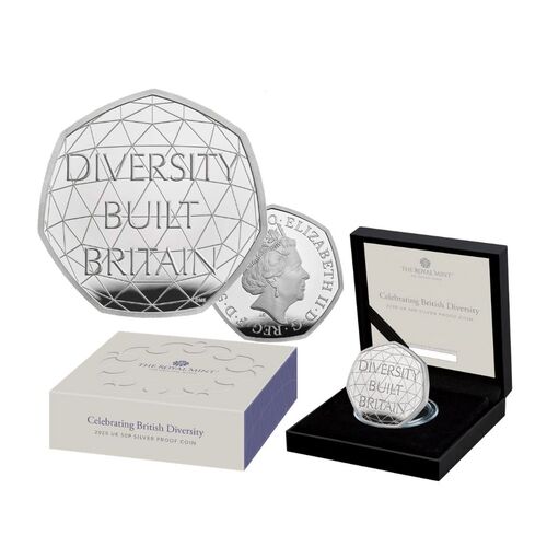 2020 50p Celebrate Diversity Silver Proof Coin