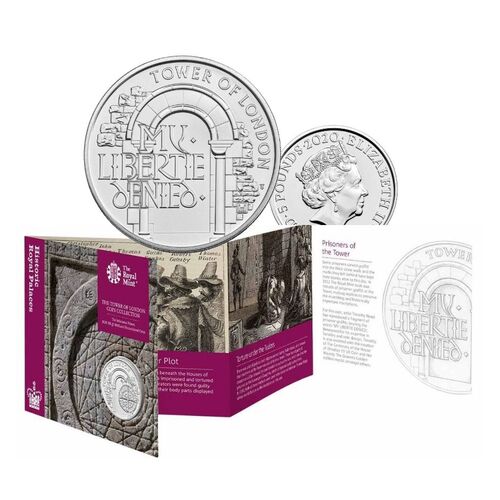 The Tower of London The Infamous Prison 2020 £5 Brilliant Uncirculated Coin