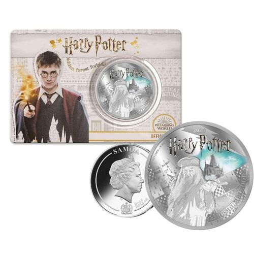 Albus Dumbledore 2020 Half Dollar Silver Plated Prooflike Coin