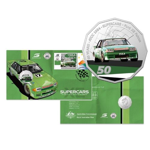 2021 50c Ford XE Falcon V8 Supercars 60th Anniversary PNC