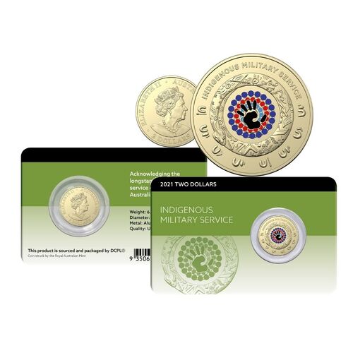 2021 $2 Indigenous Military Service Coin Pack