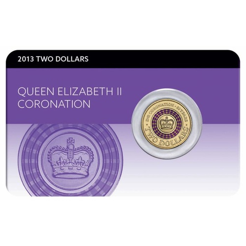 2013 $2 Purple QEII Coronation Coin Pack