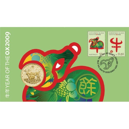 2009 $1 Chinese Year Of The Ox PNC