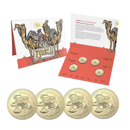 2020 $1 Eureka Australia's Gold Rush Mintmark & Privymark 4 Coin Set 