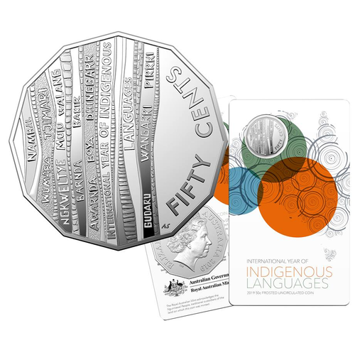 2019 50c International Year Of Indigenous Languages 