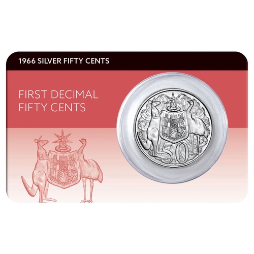 1966 Round 50c Uncirculated Coin Pack